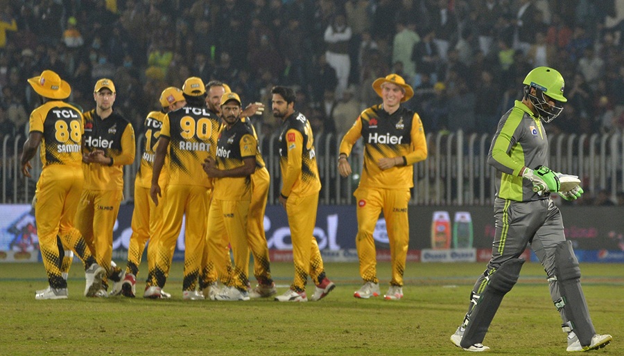 Lahore Qalandars vs Peshawar Zalmi Timeline