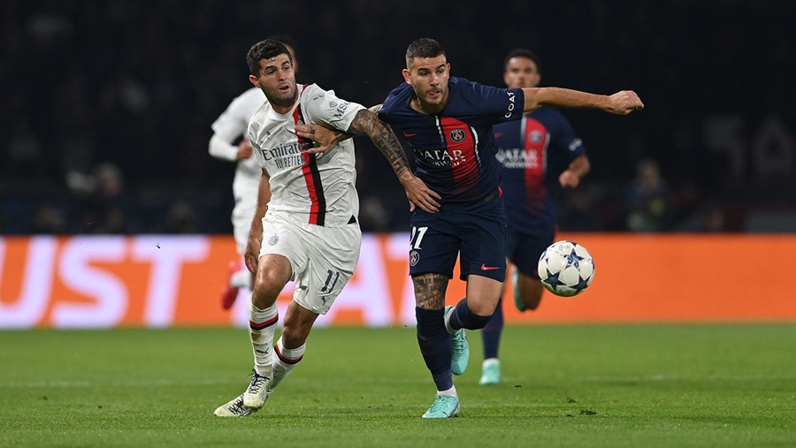 AC Milan vs PSG Timeline