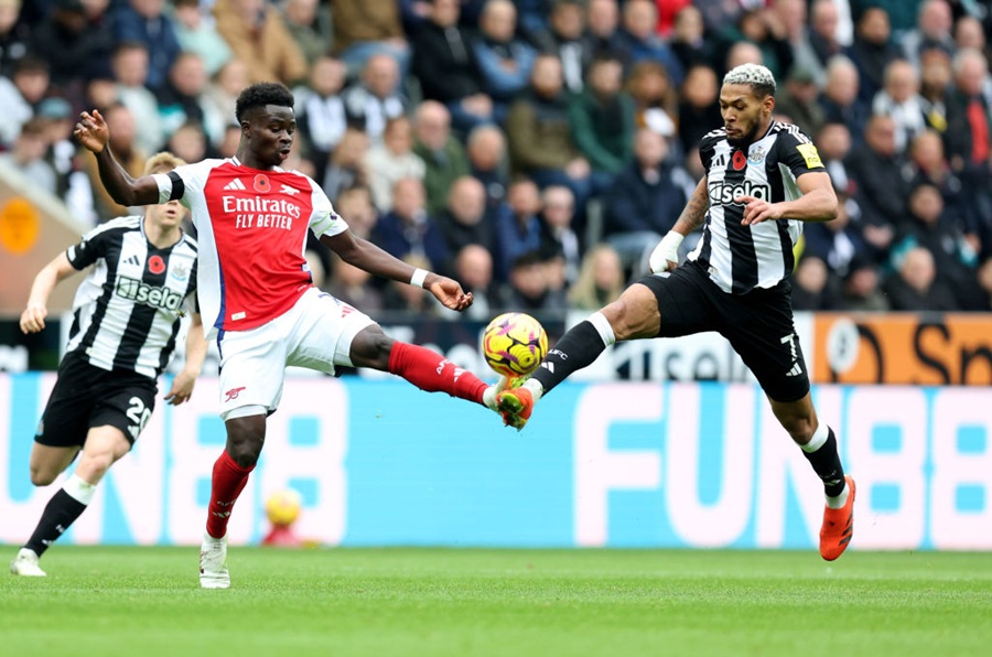 Arsenal vs Newcastle United FC Timeline