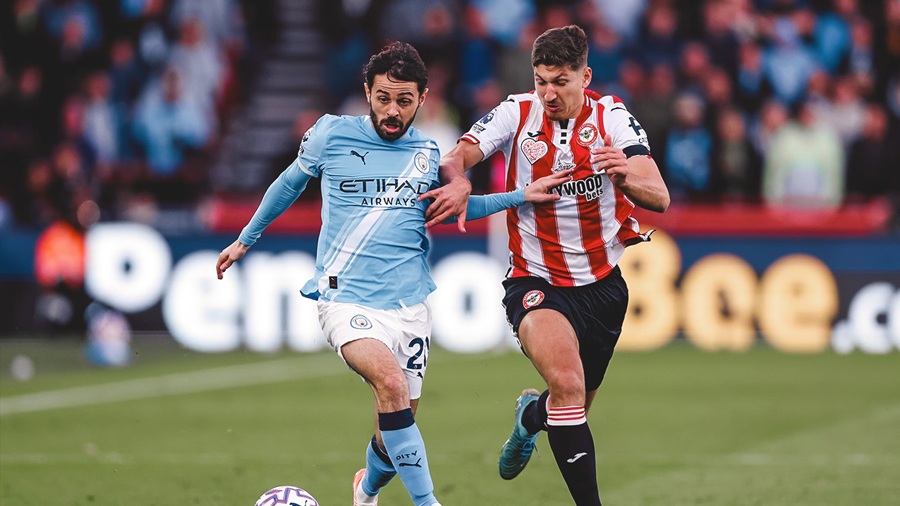 Brentford FC vs Man City Timeline