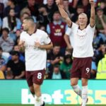 Man City vs Burnley F C Timeline
