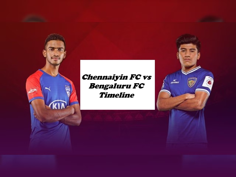 Chennaiyin FC vs Bengaluru FC Timeline