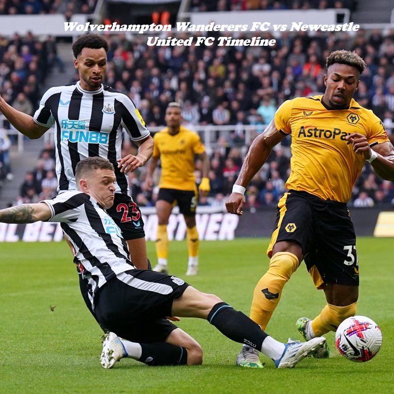 Wolverhampton Wanderers FC vs Newcastle United FC Timeline